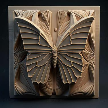3D модель Papilio arcturus (STL)